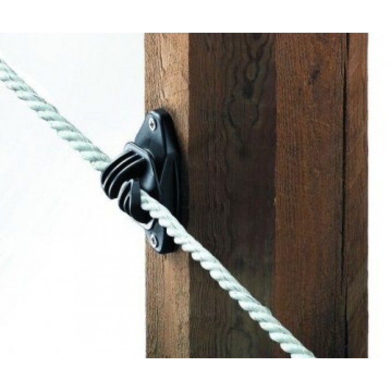 Isolator til reb/kulfibertråd sort