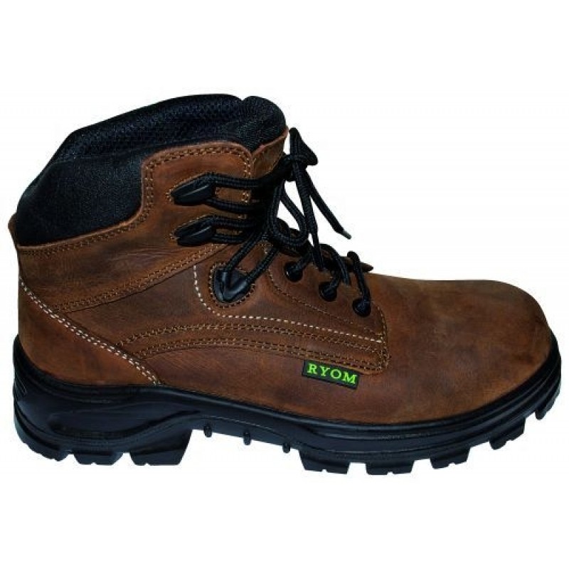 Vandre og fritidsstøvle med sikkerhed i Nubuck