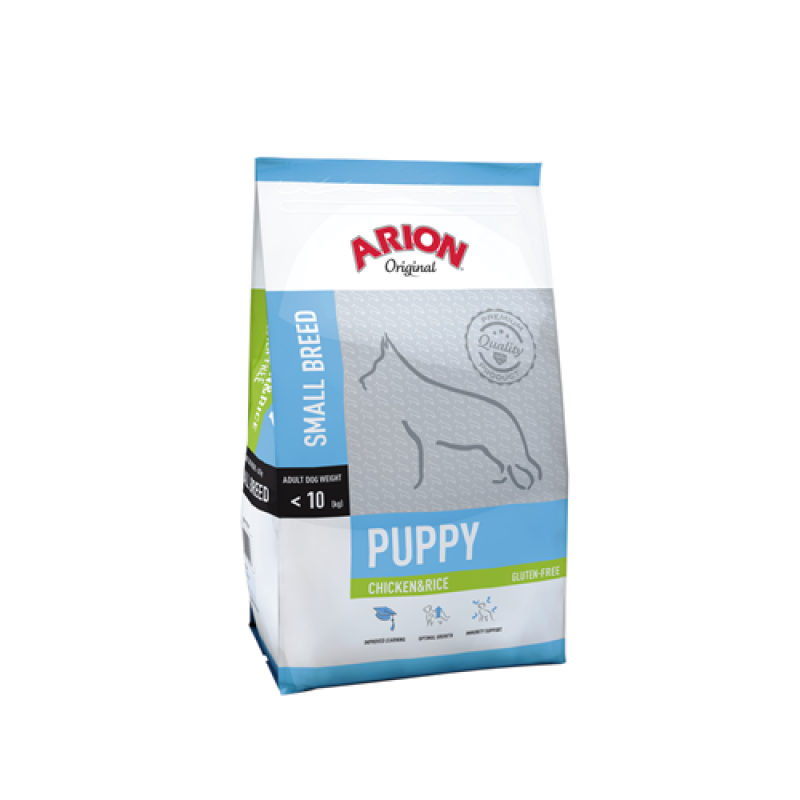Arion Original puppy small breed med kylling 7,5 kg.