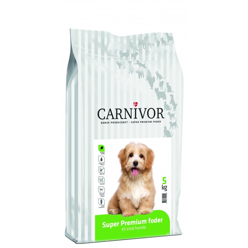 Carnivor Super Premium hundefoder til små hunde