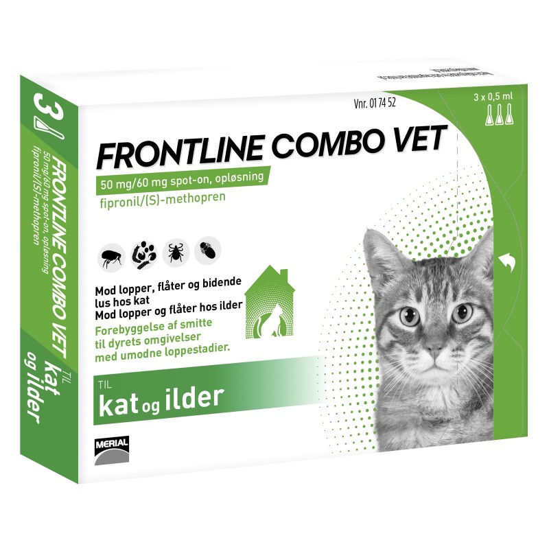 Frontline combo vet - 3 stk pakke