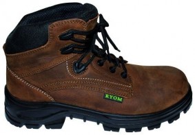 Vandre og fritidsstøvle med sikkerhed i Nubuck