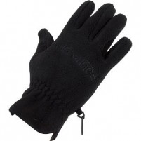 Ridehandske i sort fleece.