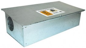 Rottegiftkasse i galv. metal