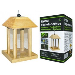 Fuglefoderhus i bambus.