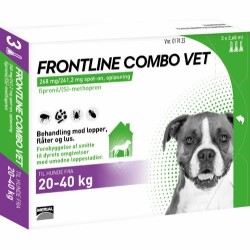 Frontline combo vet til hunde mellem 20 og 40 kg.